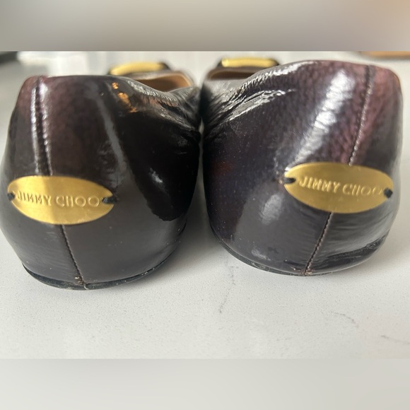 Jimmy Choo ballet flats purple size 39 - Picture 7 of 10